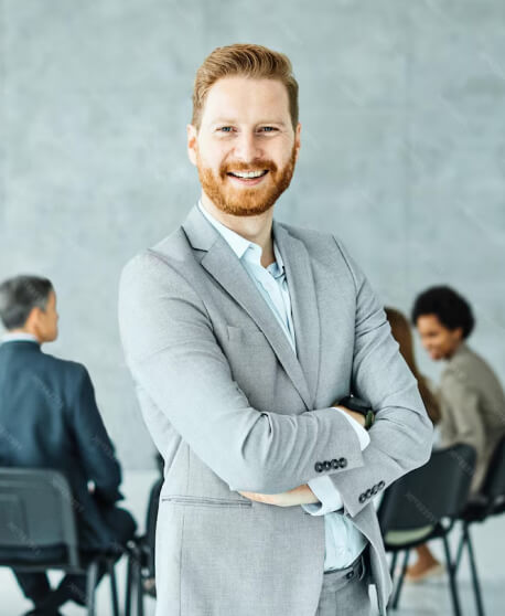 confident business professional portrait
