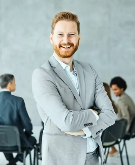 confident business professional portrait