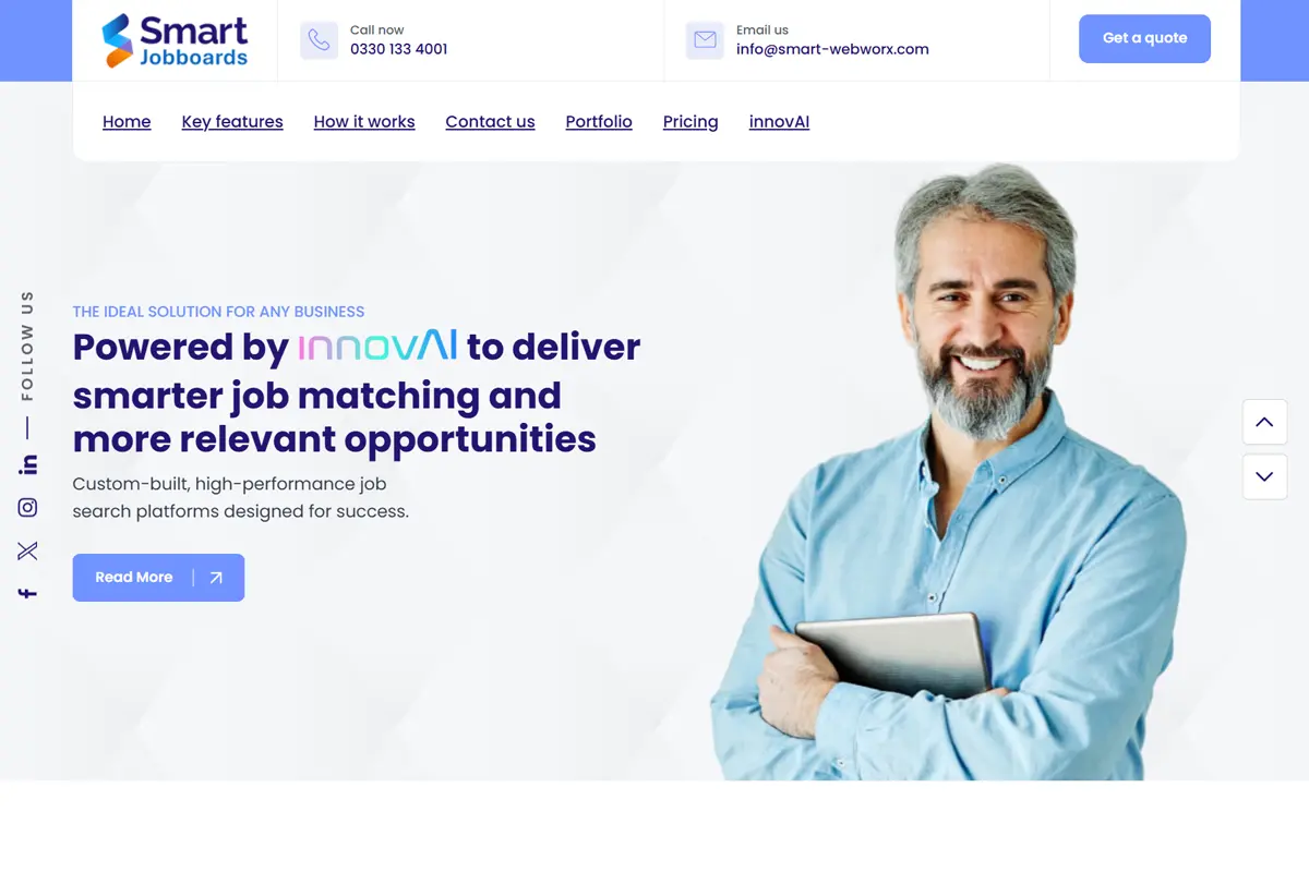 Smart JobBoards homepage